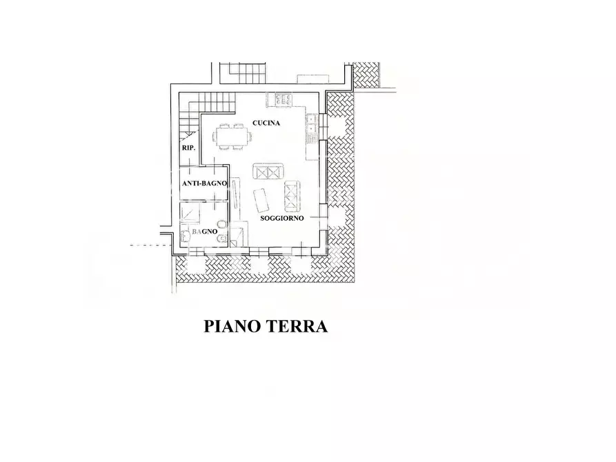 Immagine 2 di Casa quadrifamiliare in vendita  a Santa Maria A Monte