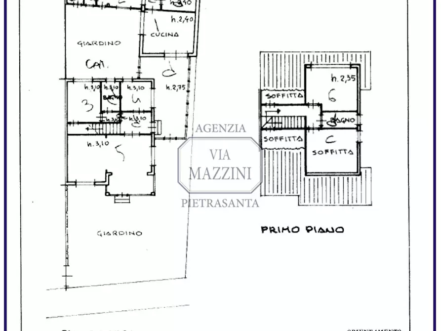 Immagine 23 di Casa bifamiliare in vendita  a Pietrasanta