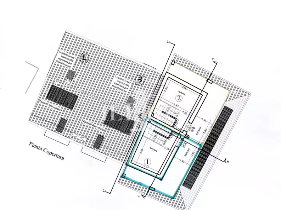 Immagine 7 di Villetta a schiera in vendita  a Campi Bisenzio