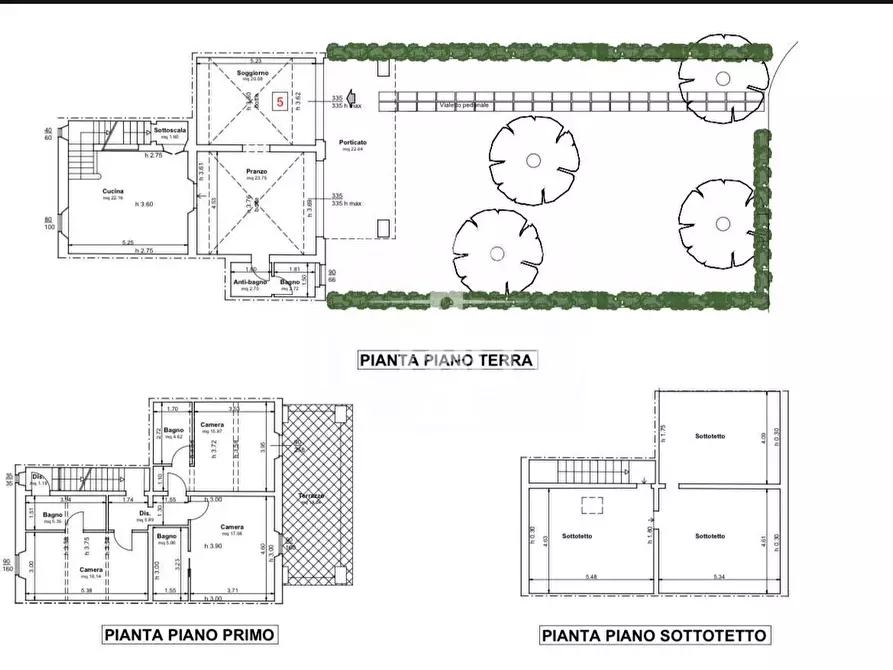 Immagine 1 di Porzione di casa in vendita  a Prato