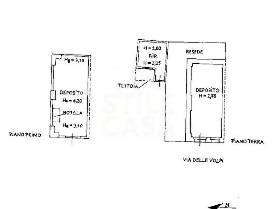 Immagine 13 di Deposito in vendita  a Capannori