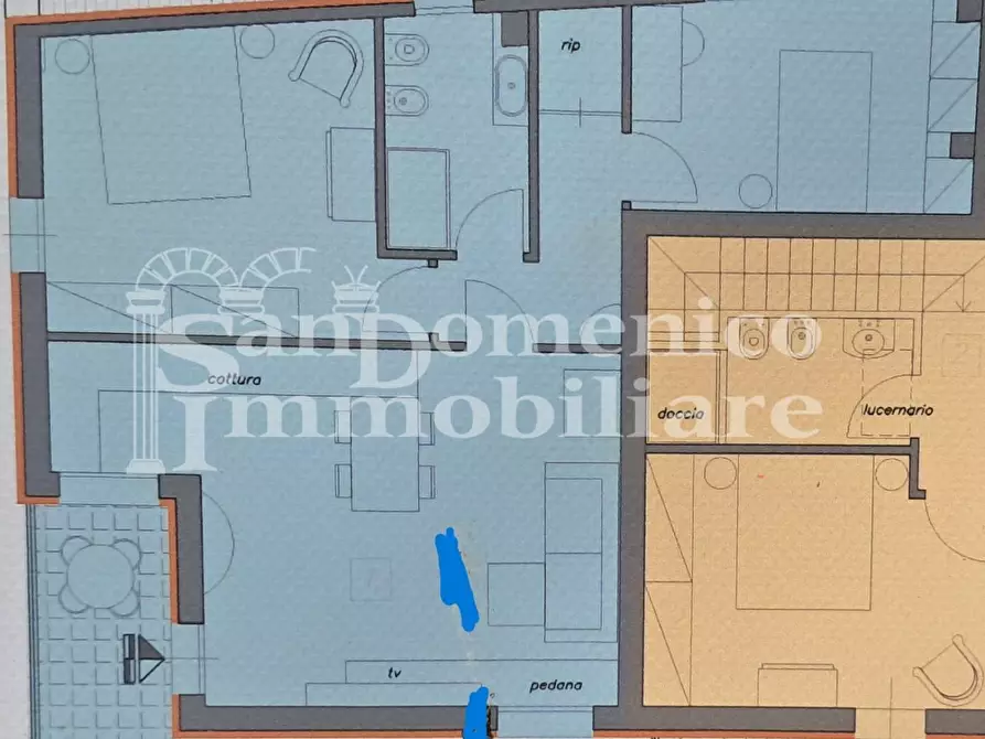 Immagine 2 di Appartamento in vendita  a Cascina