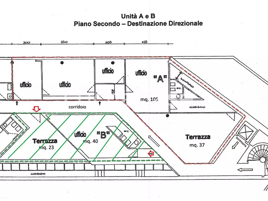 Immagine 1 di Ufficio in vendita  a Lucca