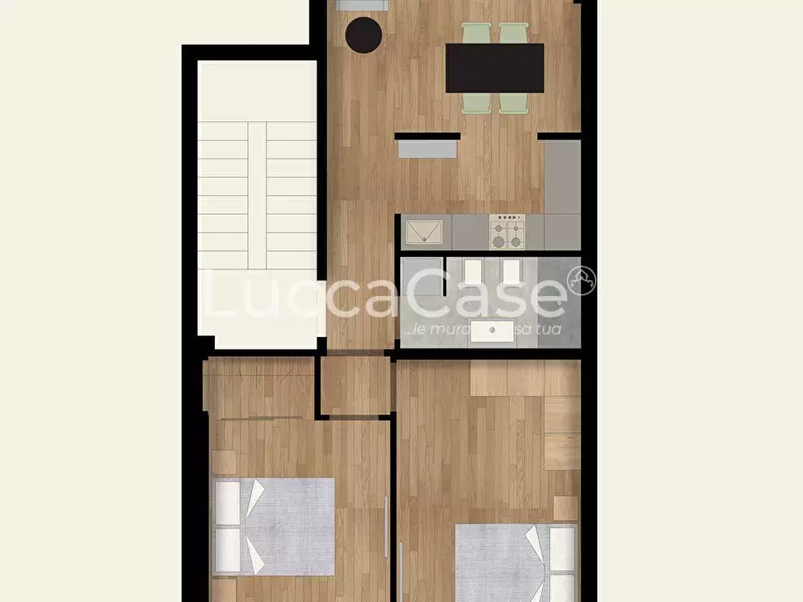 Immagine 5 di Appartamento in vendita  a Lucca