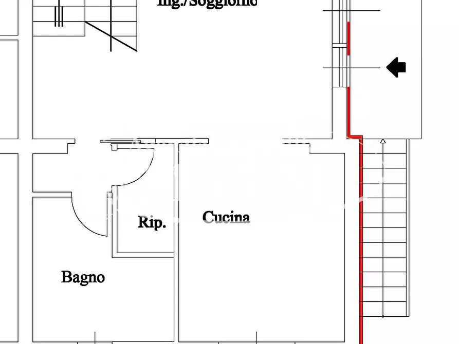 Immagine 22 di Villetta a schiera in vendita  a Santa Maria A Monte