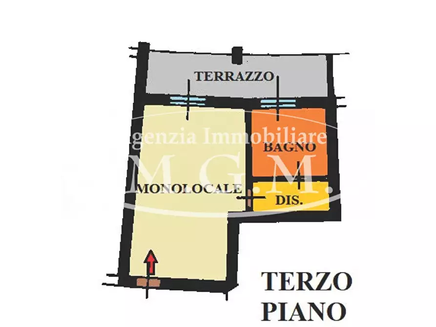 Immagine 9 di Appartamento in vendita  a Castelfranco Di Sotto