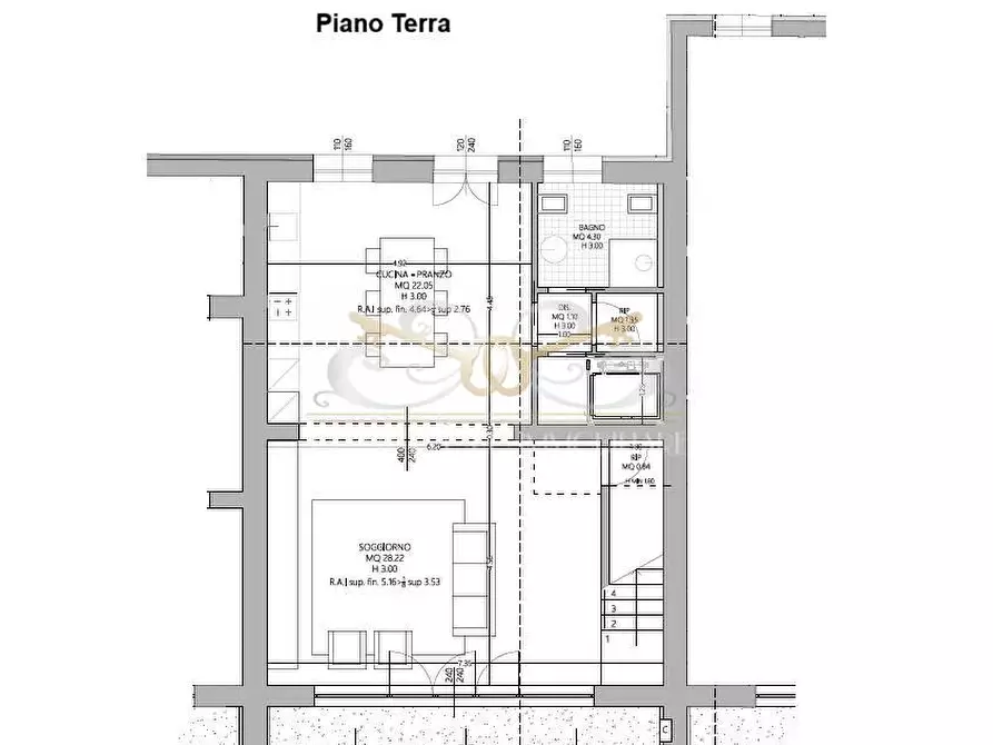Immagine 3 di Porzione di casa in vendita  a Vecchiano