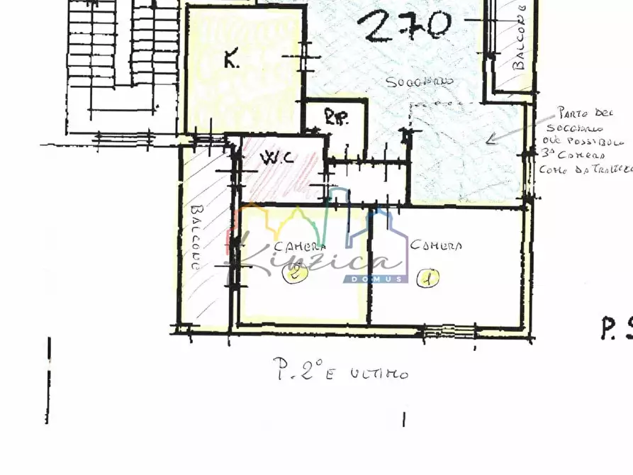 Immagine 13 di Appartamento in vendita  a San Giuliano Terme