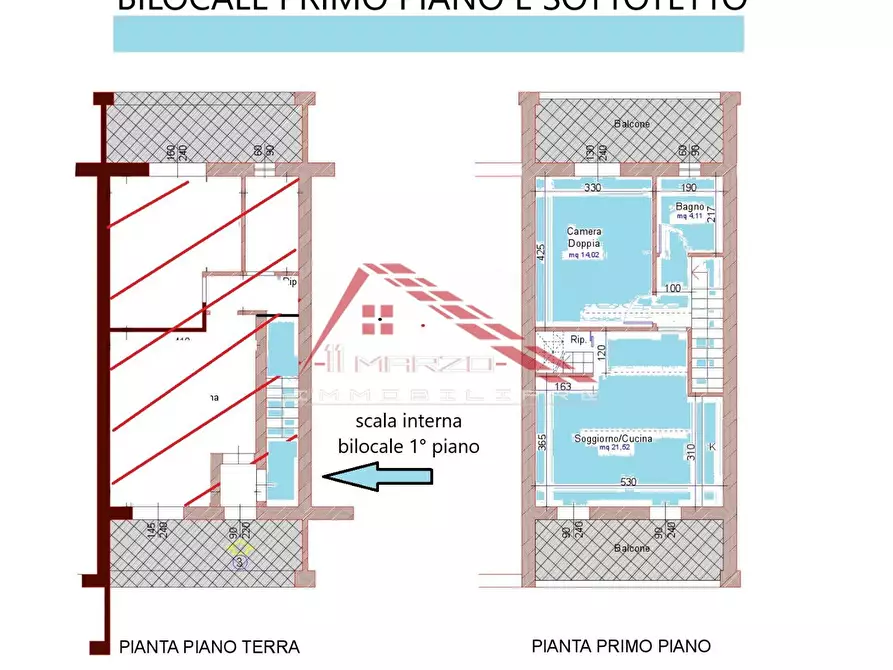 Immagine 2 di Appartamento in vendita  a Pisa