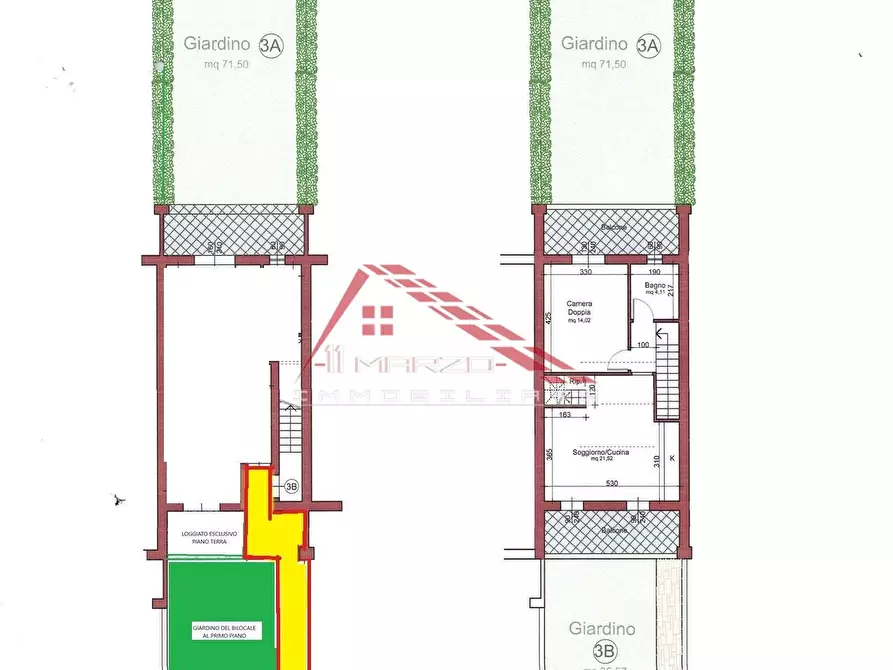 Immagine 3 di Appartamento in vendita  a Pisa