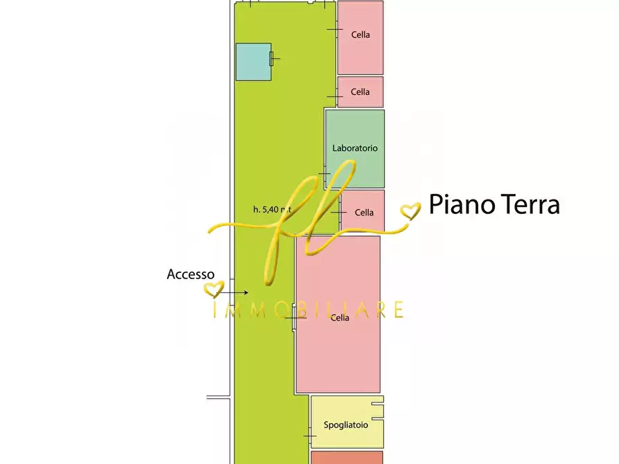Immagine 1 di Capannone industriale in vendita  a Livorno