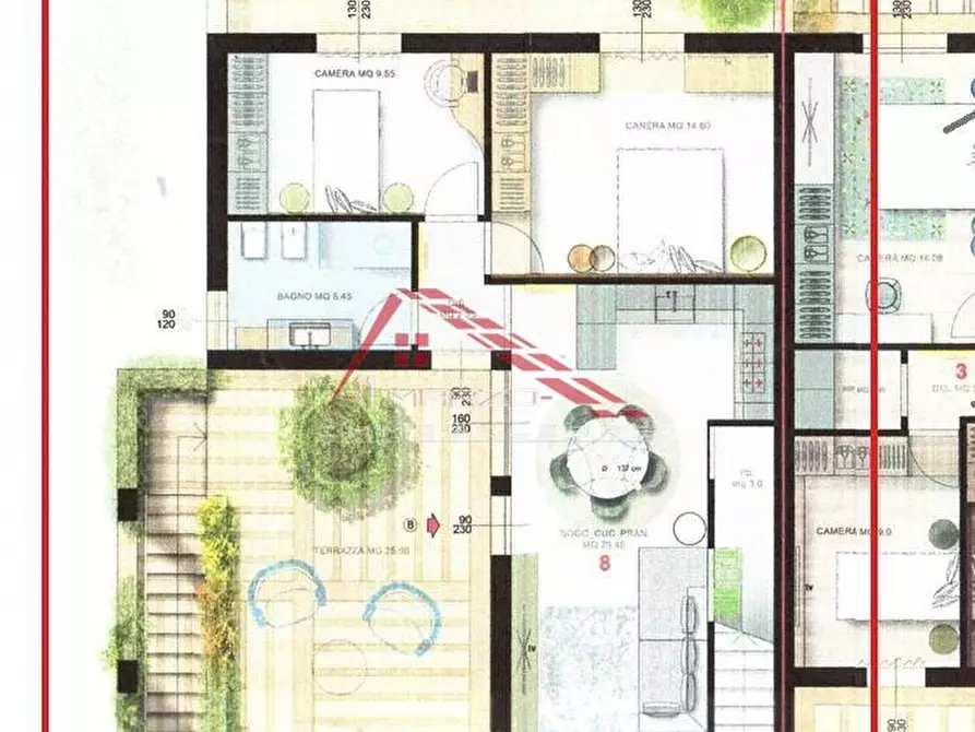 Immagine 1 di Appartamento in vendita  a Pisa