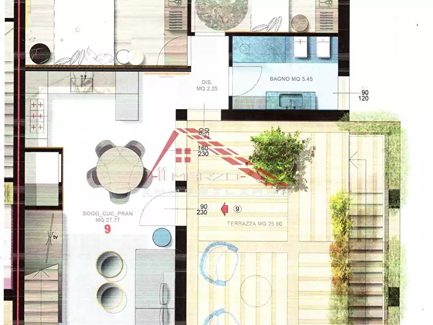 Immagine 2 di Appartamento in vendita  a Pisa