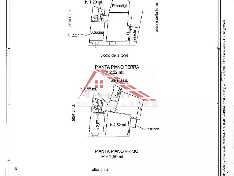 Immagine 2 di Terratetto in vendita  a Casciana Terme Lari
