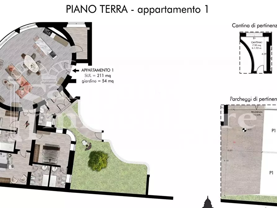 Immagine 1 di Appartamento in vendita  a Pisa