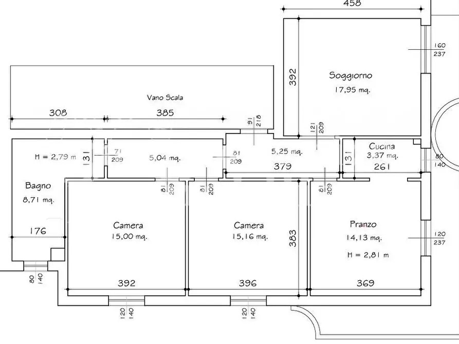 Immagine 10 di Appartamento in vendita  a Calcinaia