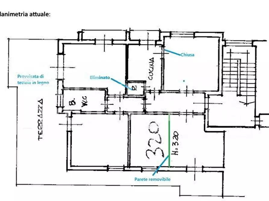 Immagine 10 di Appartamento in vendita  a Pisa