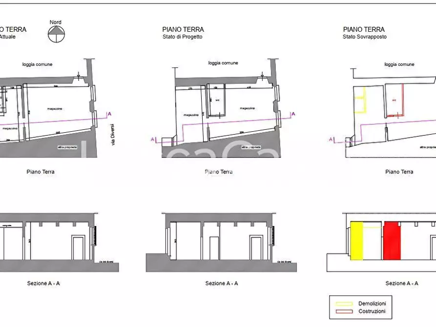 Immagine 1 di Ufficio in vendita  a Lucca
