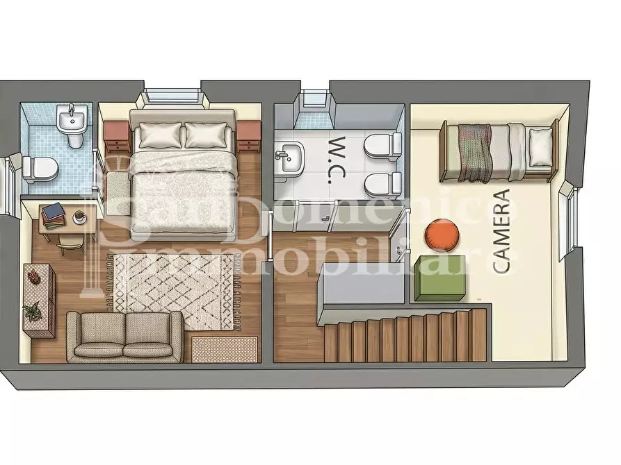 Immagine 2 di Terratetto in vendita  a Cascina