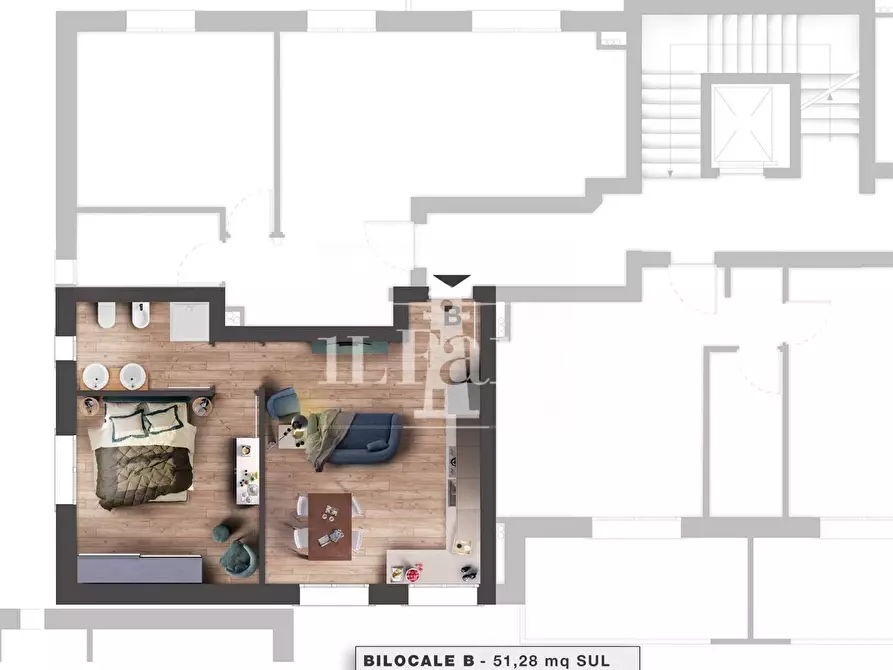 Immagine 12 di Appartamento in vendita  a Campi Bisenzio