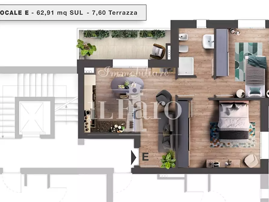 Immagine 11 di Appartamento in vendita  a Campi Bisenzio