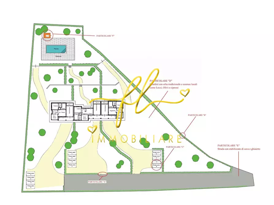 Immagine 1 di Terreno residenziale in vendita  a Riparbella