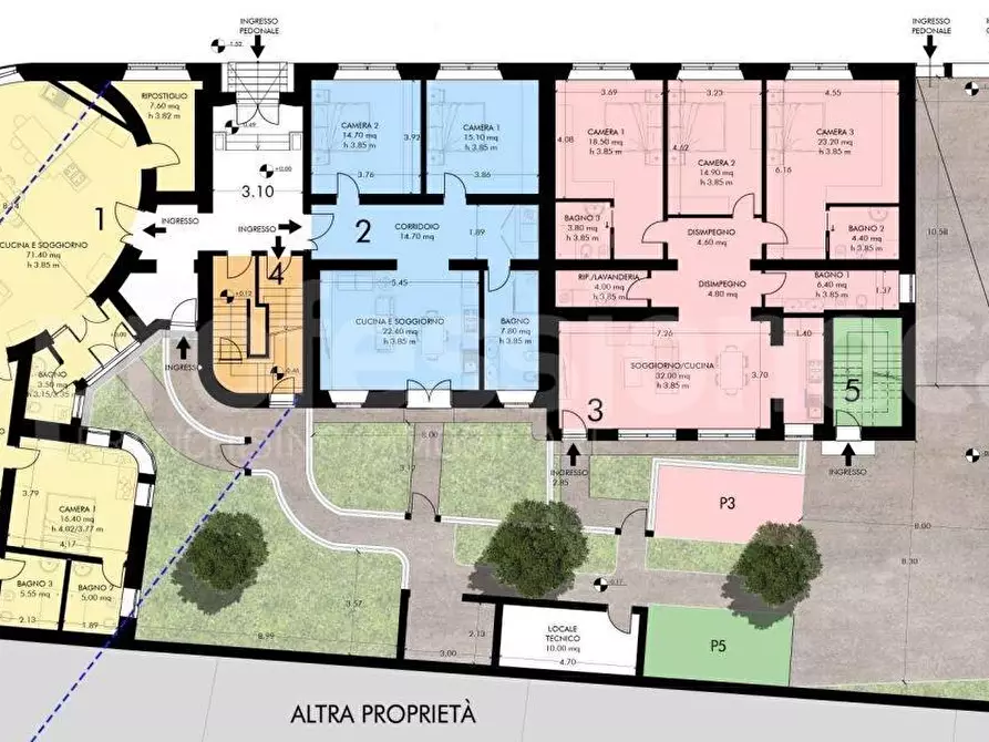 Immagine 8 di Appartamento in vendita  a Pisa