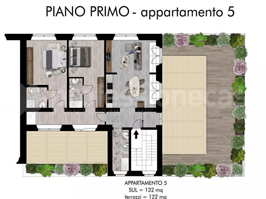 Immagine 14 di Appartamento in vendita  a Pisa