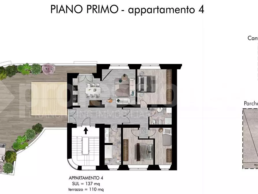 Immagine 12 di Appartamento in vendita  a Pisa