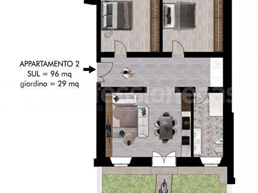 Immagine 9 di Appartamento in vendita  a Pisa