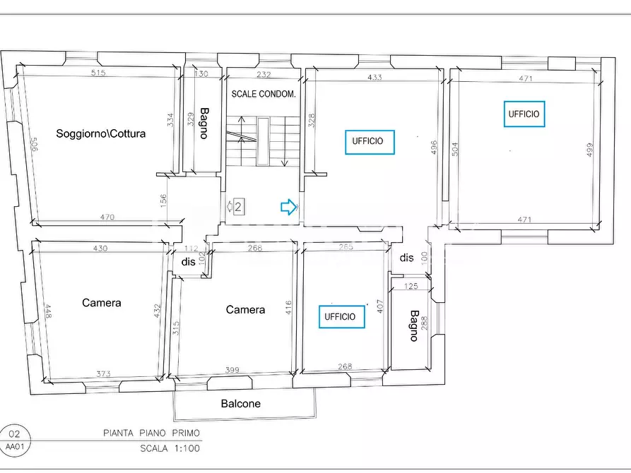 Immagine 6 di Ufficio in vendita  a Massarosa