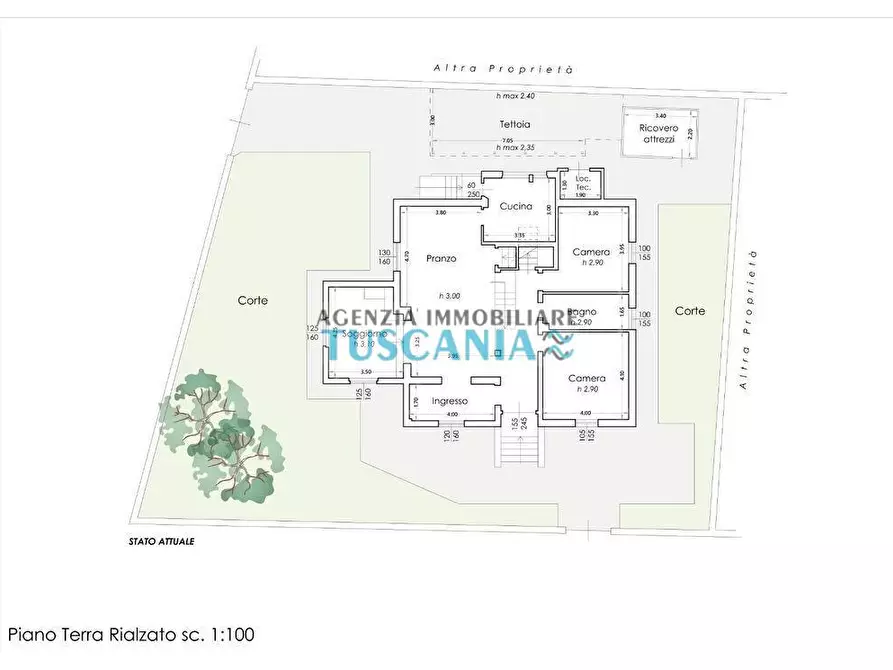 Immagine 8 di Casa indipendente in vendita  a Cecina