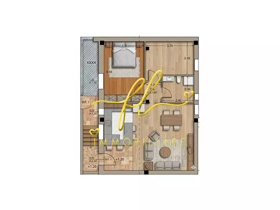 Immagine 1 di Appartamento in vendita  a Cecina