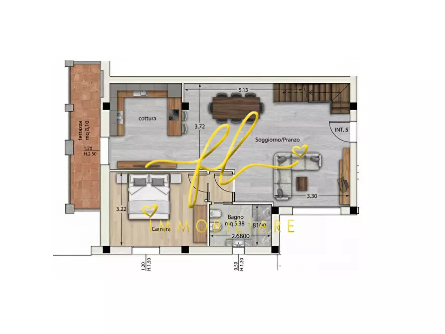 Immagine 1 di Appartamento in vendita  a Cecina