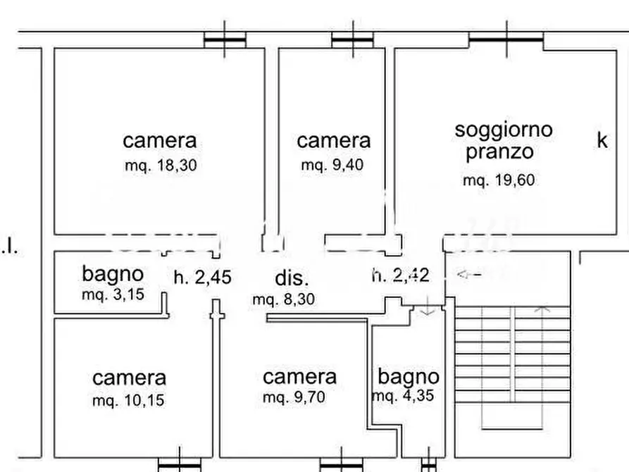 Immagine 10 di Appartamento in vendita  a Siena