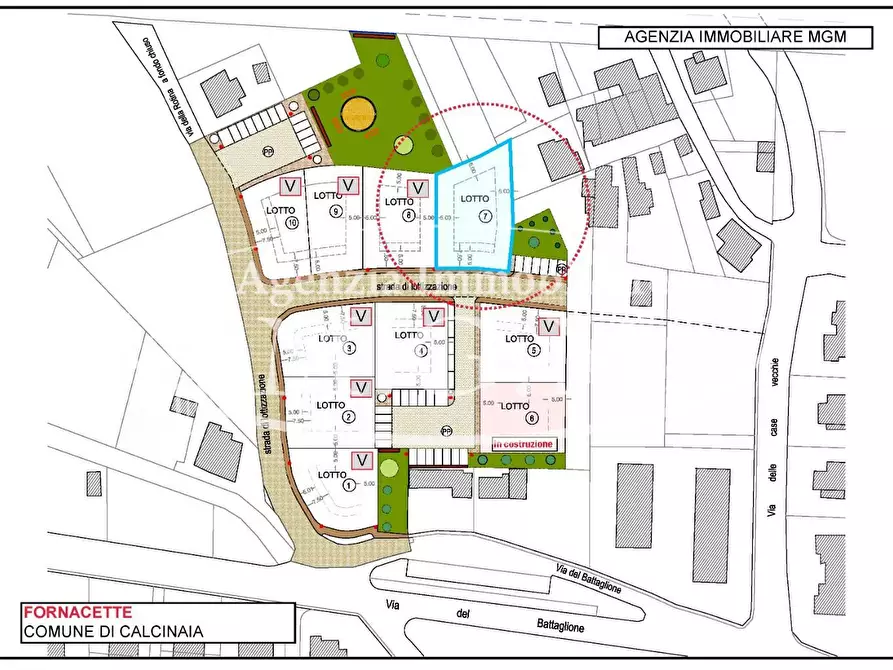Immagine 5 di Terreno residenziale in vendita  a Calcinaia