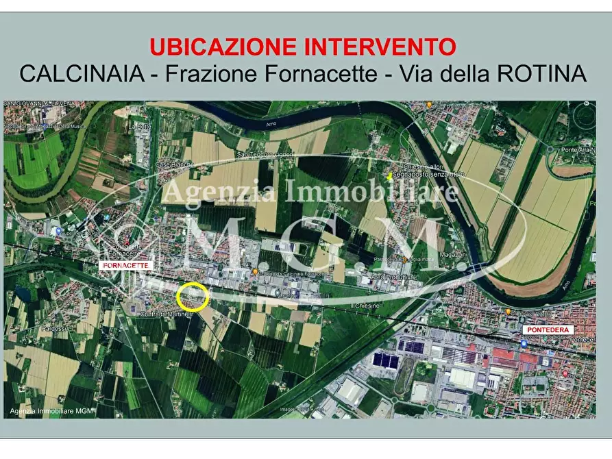 Immagine 2 di Terreno residenziale in vendita  a Calcinaia