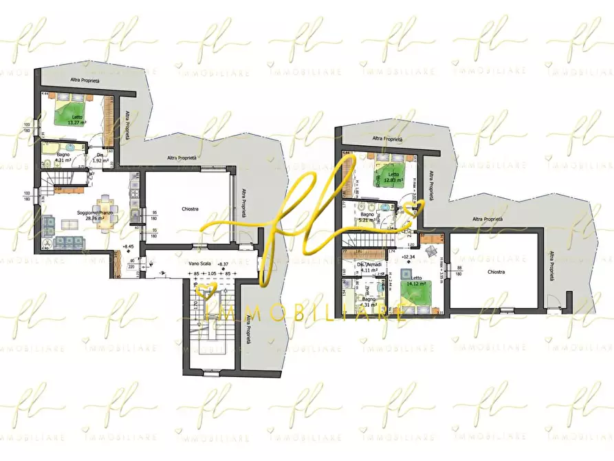 Immagine 6 di Appartamento in vendita  a Cecina