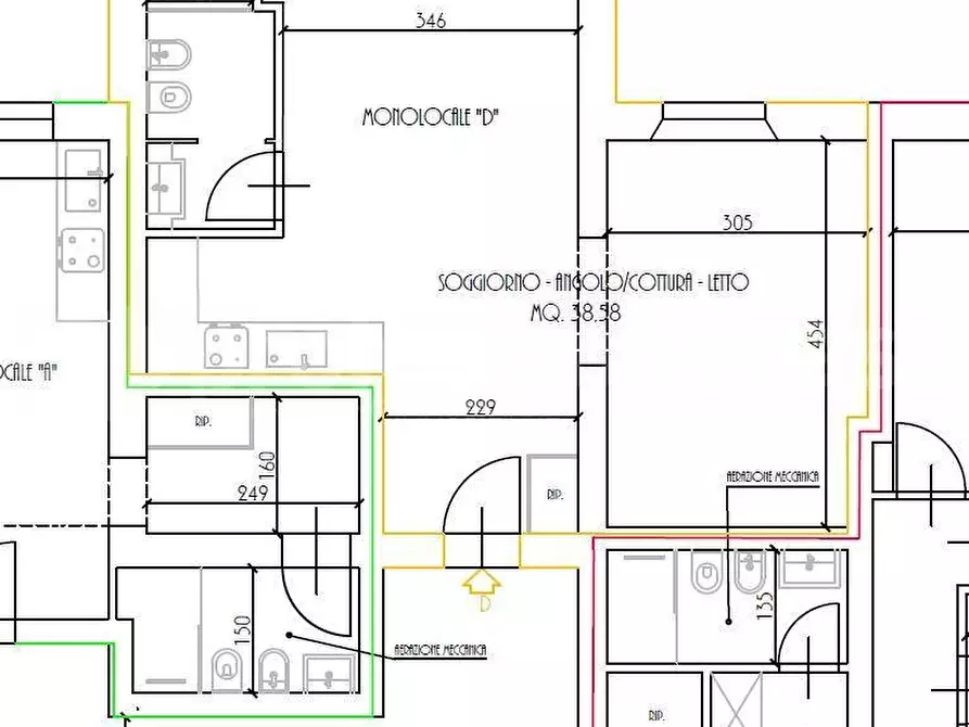 Immagine 19 di Appartamento in vendita  a Pisa