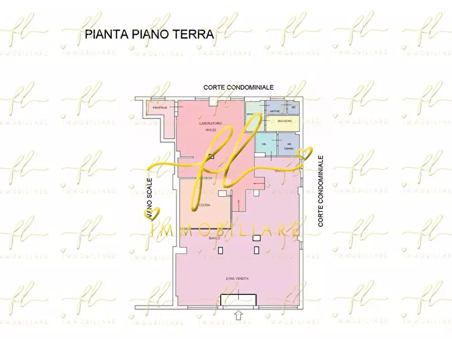 Immagine 1 di Locale commerciale in vendita  a Cecina