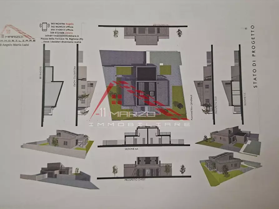 Immagine 1 di Villetta a schiera in vendita  a Pisa