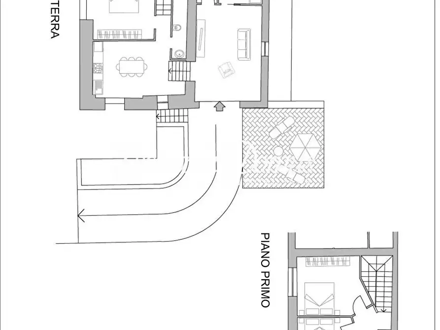 Immagine 9 di Casa bifamiliare in vendita  a Siena