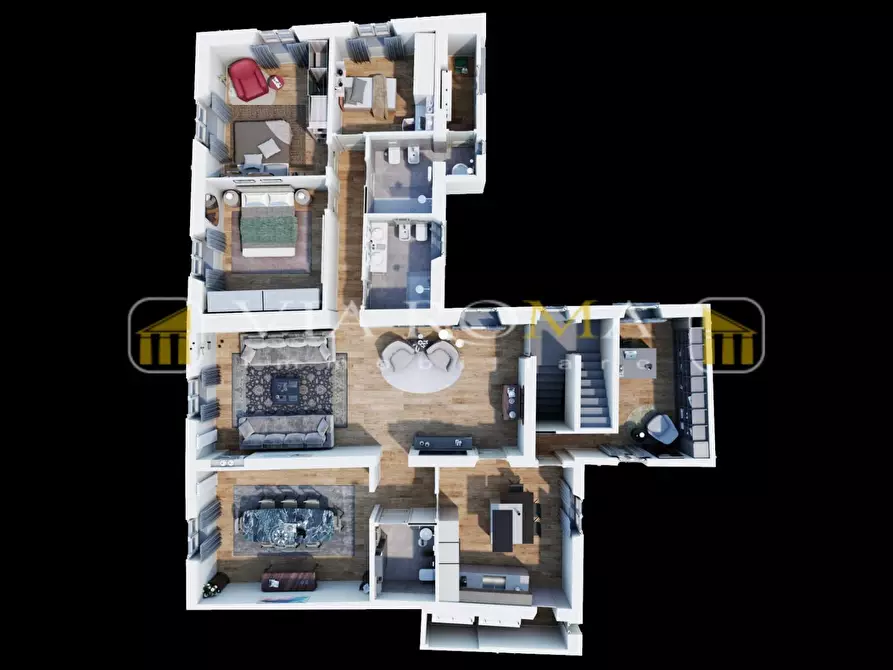 Immagine 8 di Appartamento in vendita  a Lucca