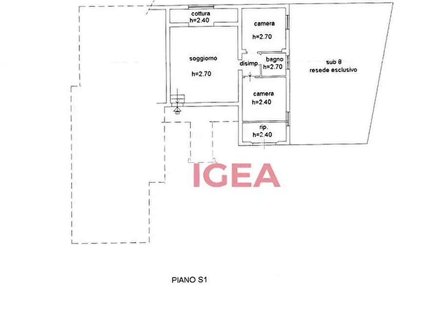 Immagine 58 di Porzione di casa in vendita  a Castelnuovo Berardenga