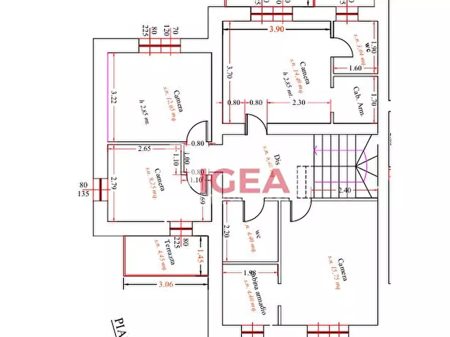 Immagine 5 di Villetta a schiera in vendita  a Monteriggioni