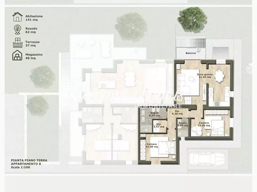 Immagine 5 di Casa bifamiliare in vendita  a Monteriggioni