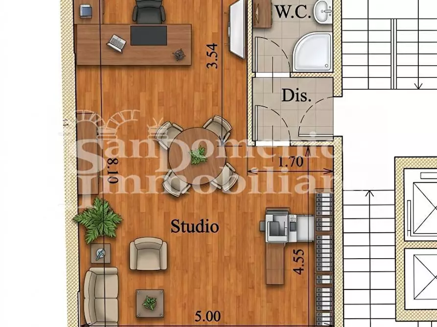 Immagine 1 di Ufficio in affitto  a Cascina