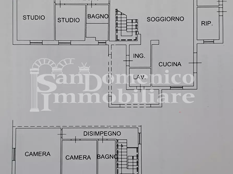 Immagine 39 di Casa bifamiliare in vendita  a Cascina