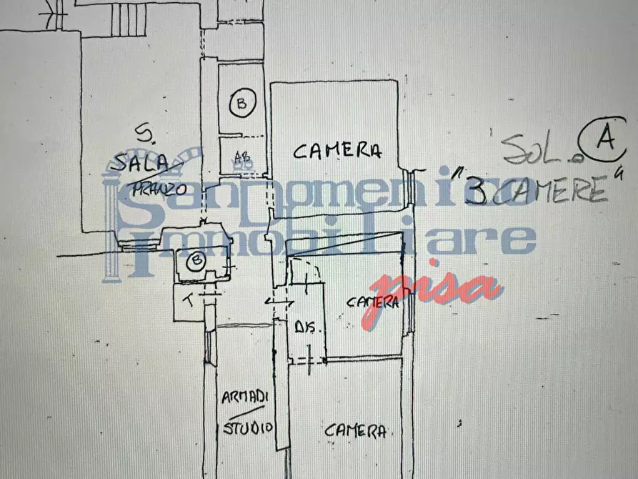 Immagine 24 di Appartamento in vendita  a Pisa