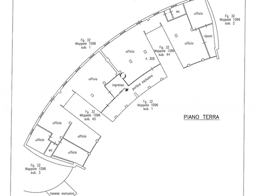 Immagine 4 di Ufficio in vendita  a Pisa